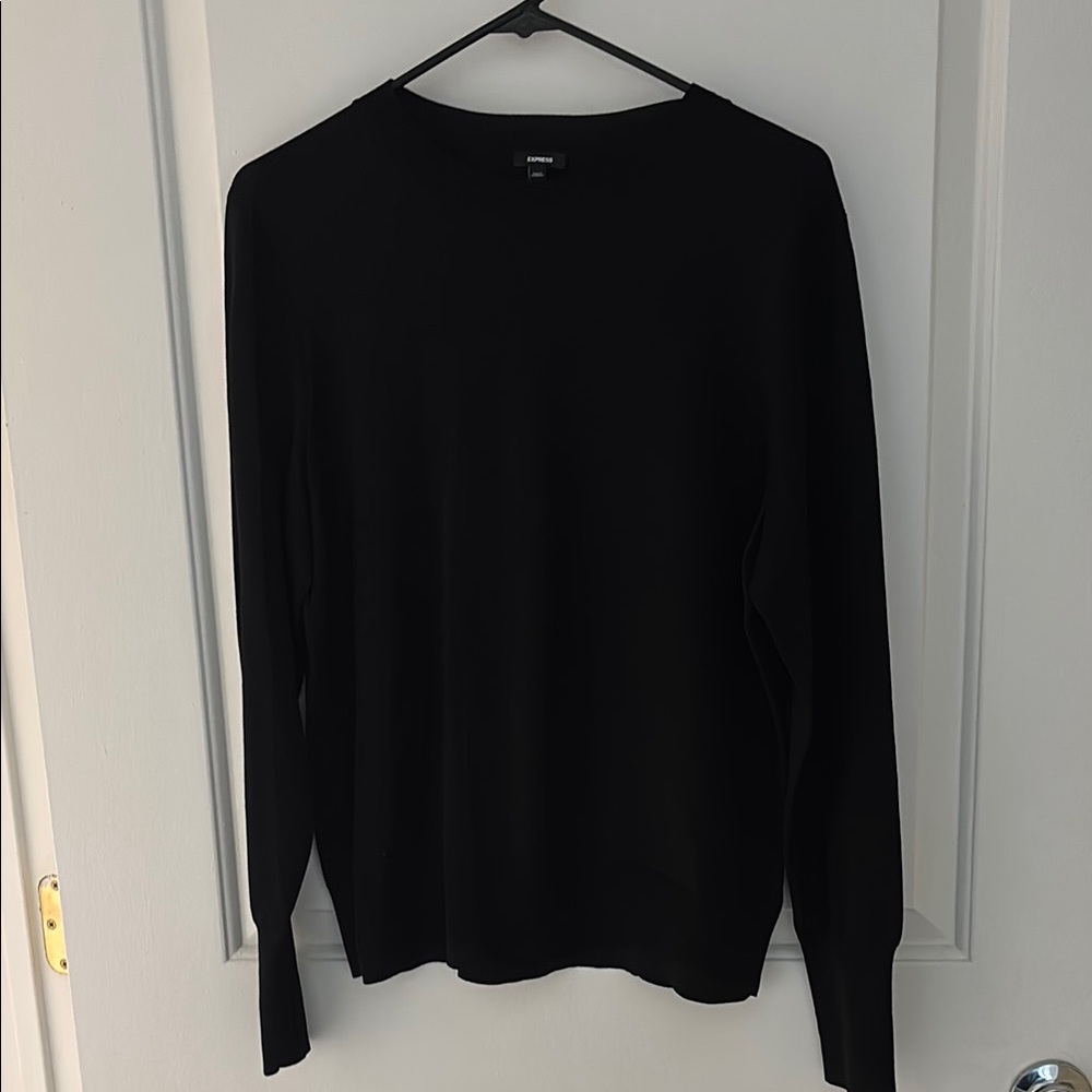 Express Black Crew Neck Sweater